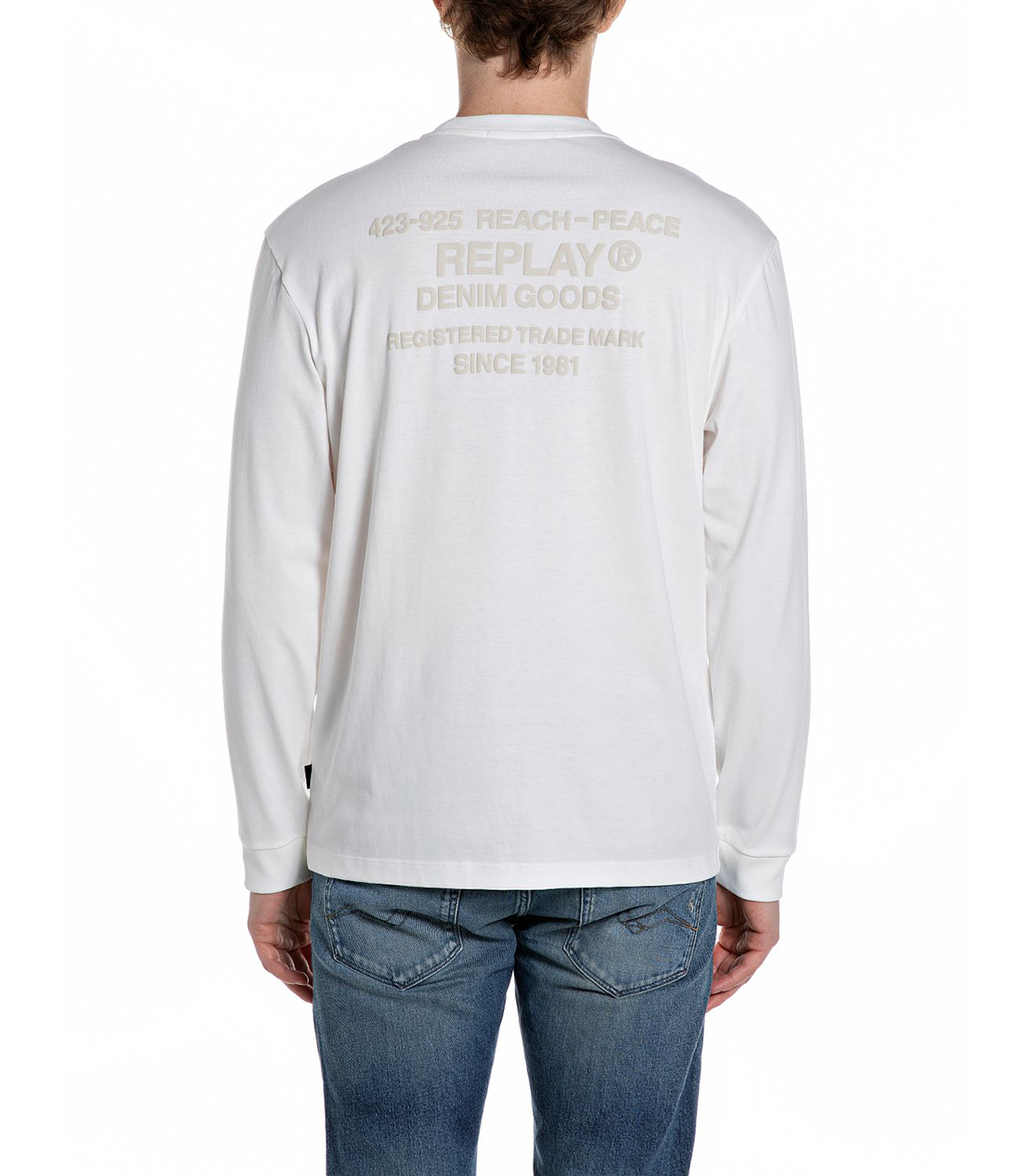 オープンエンドジャージーロングTシャツ 詳細画像 ホワイト 2